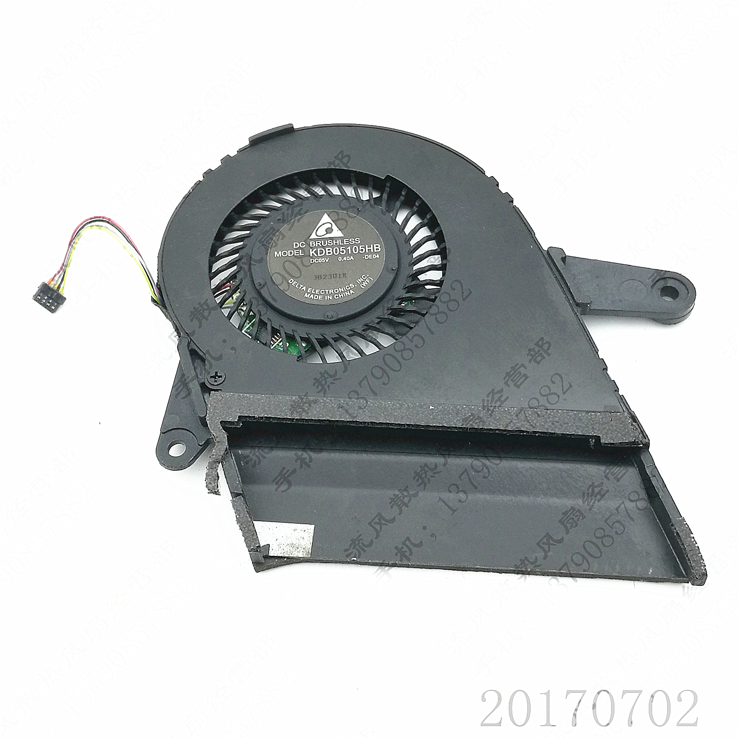 原装 台达 KDB05105HB -DE04 5V 0.40A 4线 笔记本CPU散热风扇