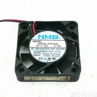2线散热风扇 1604KL 南北桥 4cm 0.16A 4010 B40 01W NMB 原装
