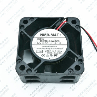 双滚珠 B50 24V 05W 1608KL 变频器风扇 2线 4CM 0.11A 4020 NMB