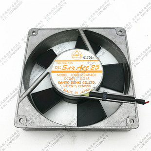 日本三洋 12038 109P1224H401 0.21A 变频器散热风扇 24V 原装