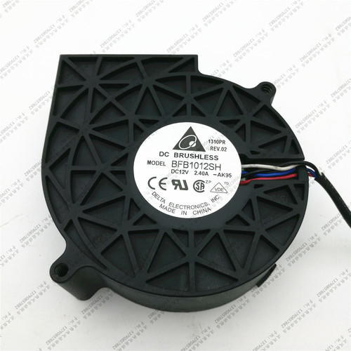 原装台达  BFB1012SH 12V 2.40A 9.5cm 4线可调速增压涡轮鼓风机