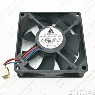 BFOO 8025 机箱 台达 滚珠风扇 3线 AFB0812SH 0.51A 原装 12V