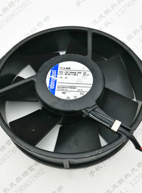 ebmpapst 15038 TYP 7114NHR 24V 风机变频器风扇铁叶 790mA 19W