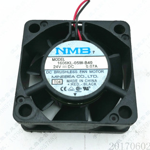 DC24V 0.07A 变频器 NMB 散热风扇 B40 4015 05W 原装 1606KL
