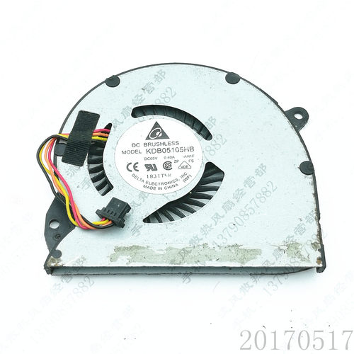 台达 KDB05105HB 5V 0.40A -AH1F 精密静音 华硕笔记本 CPU 风扇