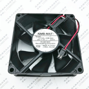 B60 05W 24V 0.21A 2线变频器双滚珠静音风扇8CM NMB 8025 3110RL
