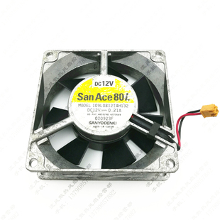 12V 0.21A 8CM 三洋 机箱 8025 2线铝框 散热风扇 109L0812T4H132