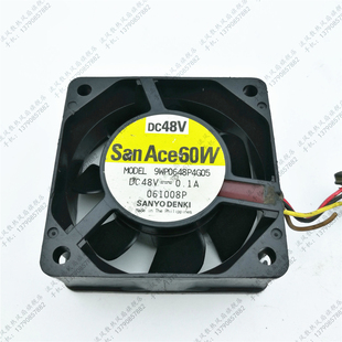 三洋SANYO9WP0648P4G05 6CM防水48V变频器0.1A散热风扇 6025