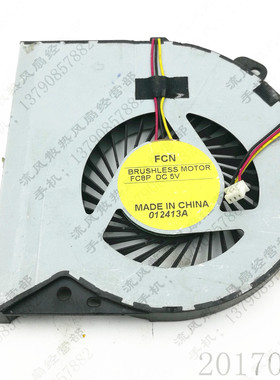 华硕ASUS FCN MOTOR FC8P DC05V 012413A 3线 笔记本CPU散热风扇