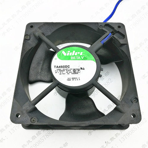 NIDEC TA450DC B31257-16A 12cm 24V 0.28A 12038 逆变器散热风扇