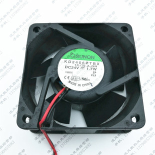 DC24V 1.7W 散热风扇 SUNON 6CM 变频器 KD2406PTBX 2线 原装 6025