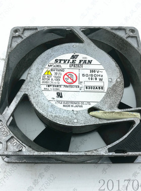 原装正品日本STYLE FAN UP92B20-T AC200V 10/9W 9225 铝框 风扇