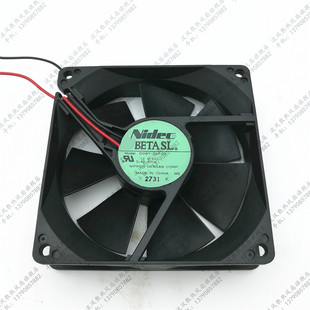 D09T Nidec 机箱散热风扇 12V0.40A 12PS1双滚珠轴承CPU风扇 9025