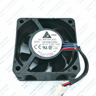 台达 6025 QFR0612DH 1.1A 3线带测速大风量散热风扇 12V 原装