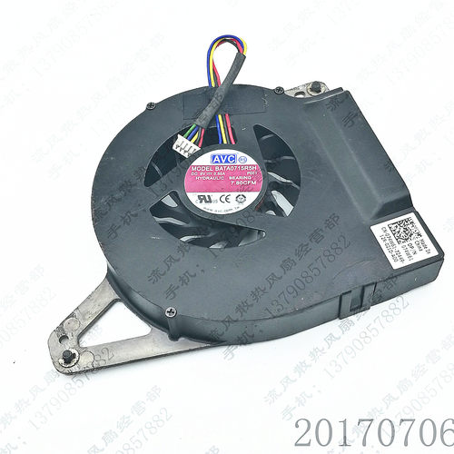 原装 AVC BATA0715R5H 5V DELL ALIENWARE M15X GPU 显卡散热风扇