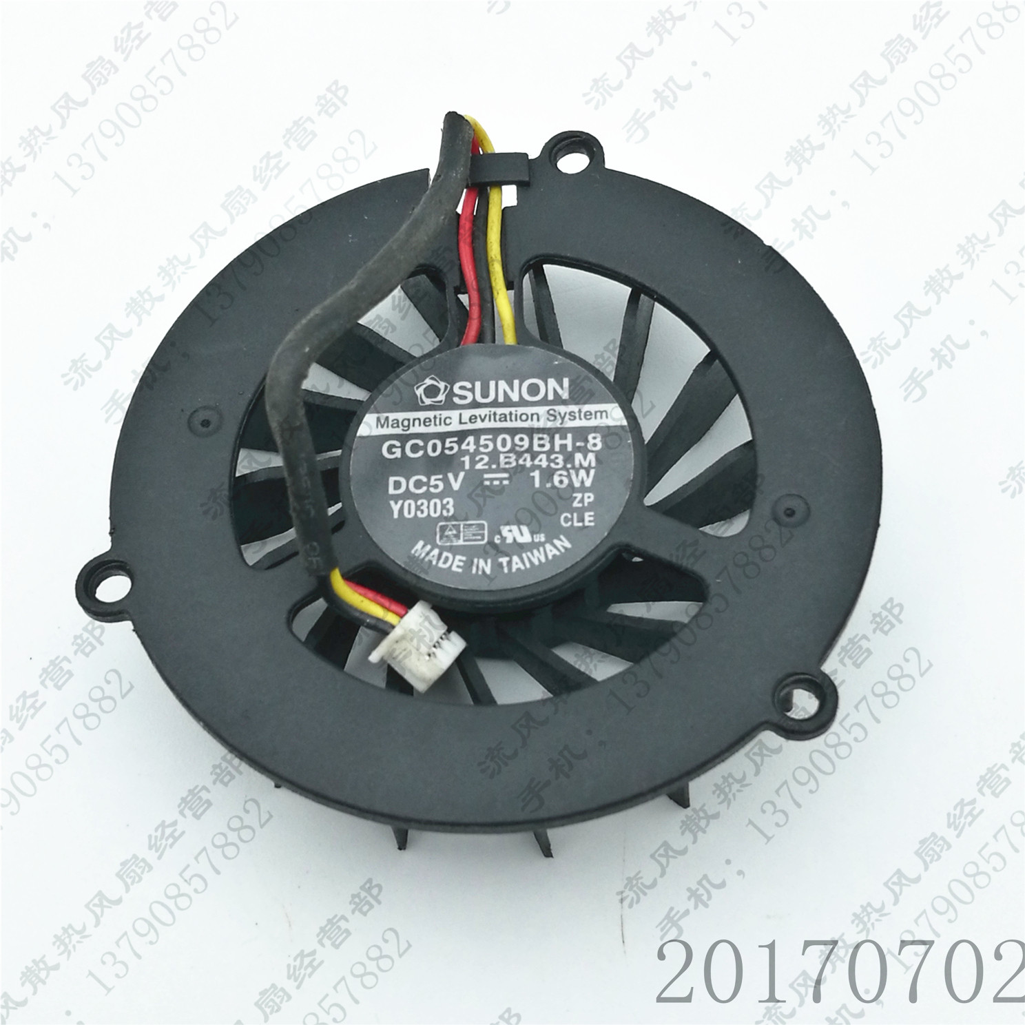 原装 SUNON GC054509BH-8 东芝Satellite 1135 笔记本CPU散热风扇