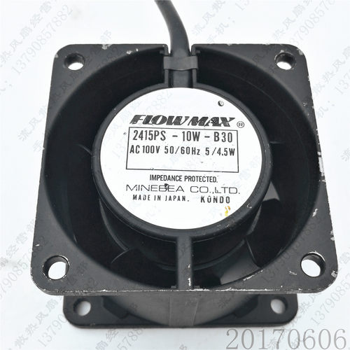 原装 FLOWMAX 2415PS-10W-B30 AC100V 5/4.5W 6038 铝框 交流风扇
