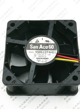 原装Sanyo/三洋 9S0612P4H01 DC12V 0.14A 6025 4线高端静音风扇