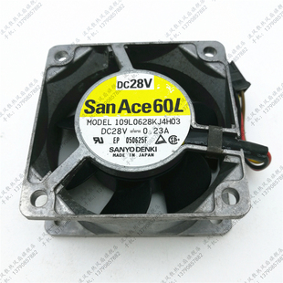 0.23A 28V 109L0628KJ4H03散热风扇 6025 发那科设备三洋SANYO