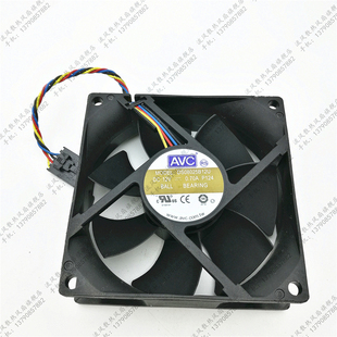 AVC 四线戴尔服务器风扇12V DS08025B12U 双滚珠 0.70A 8025 全新