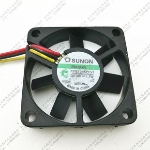 原装建准SUNON 4.5CM磁悬浮风扇 4510 12V 1.7W KDE1245PFV1 测速