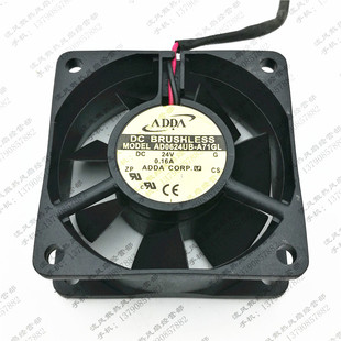 A71GL 6025 24V 原装 6CM AD0624UB 0.16A 2线变频器风扇 ADDA