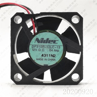 12LC 3cm Nidec 静音散热风扇风机 3010 DF310R 0.04A 原装 12V