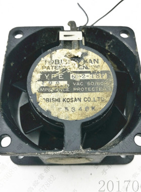 TOBISHI东芝 TYPE60-2-TSF AC100V  6030 6CM 金属耐高温交流风扇