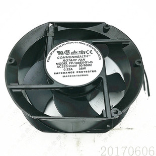 38W 风扇 108EX AC220 240V 17251 全新 0.22A 台湾三协