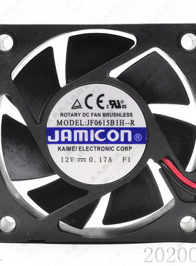 全新 JAMICON 6015 6CM JF0615B1H-R 静音轴流电源散热风扇风机