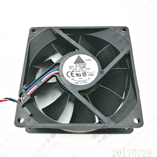 12V EFC0912BF 0.7A 9032 4线PWM调速机箱散热风扇 原装 9cm 台达