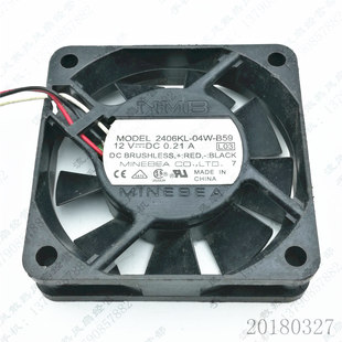 04W B59 6CM NMB 变频器3想散热风扇 0.21A 2406KL 12V 原装 6015
