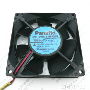 09A12H 12V 2线 松下 电源机箱散热风扇 9025 FBH 9CM 原装 0.3A