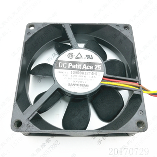 12V 0.14A 8025 原装 4线PWM 109R0812T4H11 8cm 散热风扇 三洋