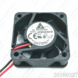 4015 AFB0424SHB 24V 0.18A 双滚珠变频器散热风扇 原装 4CM 台达