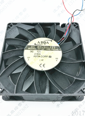 ADDA AS12012MB389B00 12038 12V 2.9A 4线 高风压大风量散热风扇