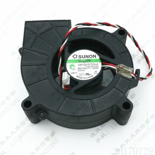 12V 1.02W 原装 7CM GB1207PTV3 7025 测速投影机散热风扇 SUNON