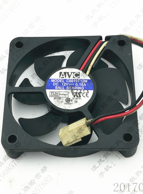 原装AVC C6010T12M 12V 0.15A 6010 6CM 3线 电脑机箱CPU散热风扇