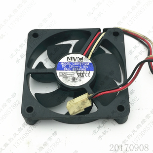 12V 0.15A 6010 原装 3线 C6010T12M 6CM 电脑机箱CPU散热风扇 AVC