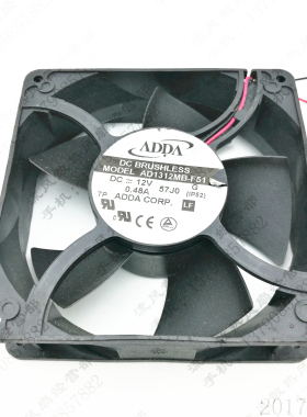 原装 ADDA AD1312MB-F51 12V 0.48A 12738 12CM 大风量 机箱风扇