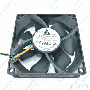 原装台达 AFB0912DH 12V 2.5A 9025 9CM  4线pwm机箱散热风扇