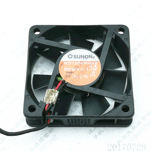 12V 1.1W 6CM 原装 静音 KD1206PHS2 6015 机箱电源散热风扇 建准