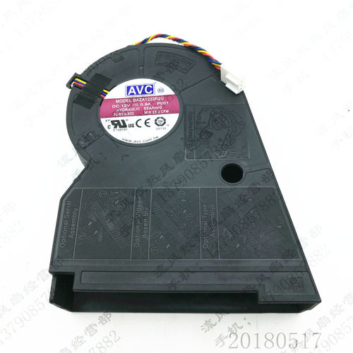 原装 AVC BAZA1233R2U 12V 0.9A P001 3CWF9;X02 一体机散热风扇