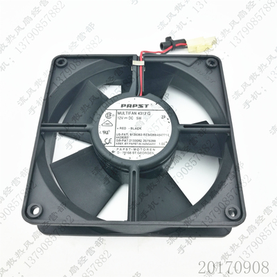德国 原装 PAPST MULTIFAN 4312 G 12032 12CM 12V 5W 散热风扇
