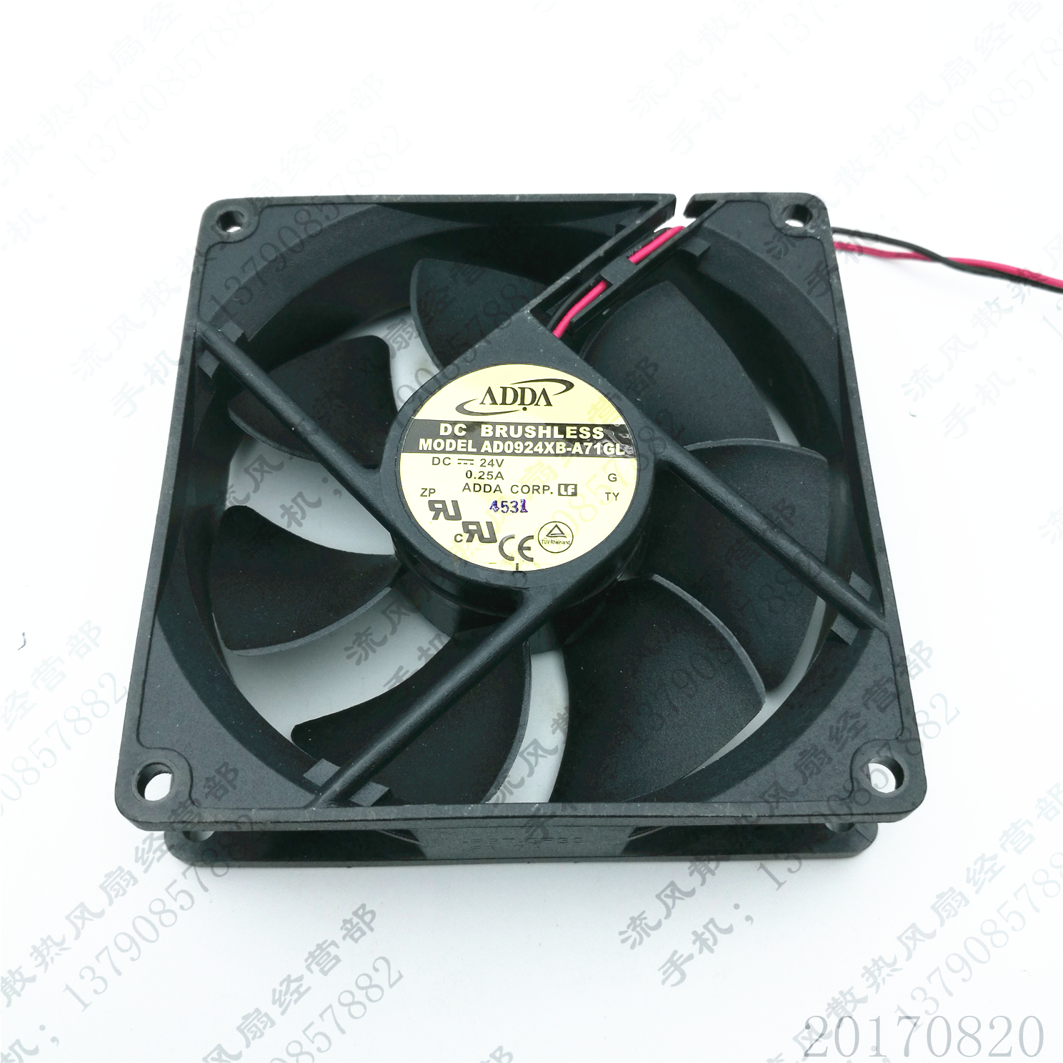 原装 ADDA AD0924XB-A71GL 24V 0.25A 9025 9CM 变频器散热风扇