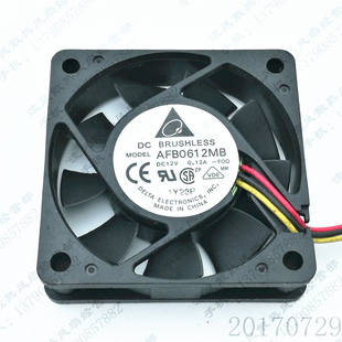 12V 0.12A FOO 原装 6CM AFB0612MB 6015 电源CPU散热风扇 台达