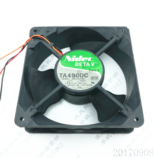 12038 散热风扇 B34262 机箱 3线 12CM 0.8A 12V NIDEC 原装