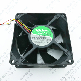 M34789 9cm NIDEC 服务器散热风扇 TA350DC 12V 原装 9238