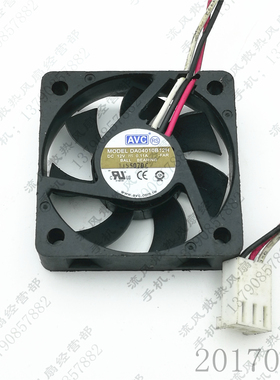 原装 AVC DA04010B12H 12V 0.11A 4010 4cm 南北桥 显卡散热风扇