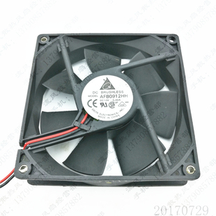 12V 0.4A 9025 原装 大风量 AFB0912HH 9CM 机箱电源散热风扇 台达
